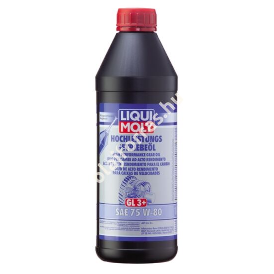 Liqui Moly nagy teljesítményű hajtóműolaj GL3+ 75W-80 1L