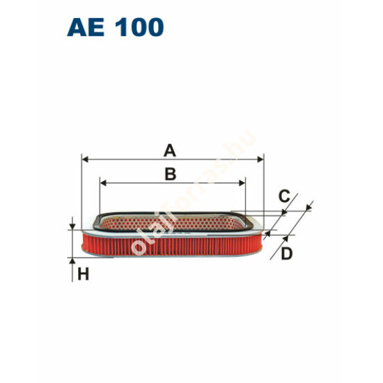AE100  Filtron levegőszűrő