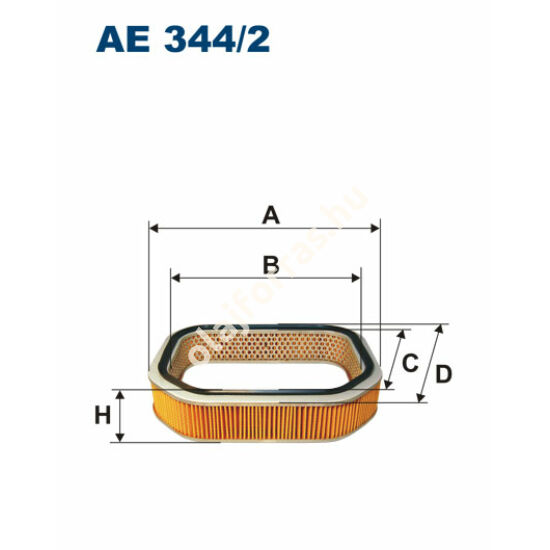 AE344/2 Filtron levegőszűrő