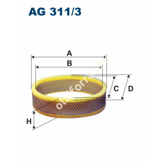 AG311/3 Filtron levegőszűrő