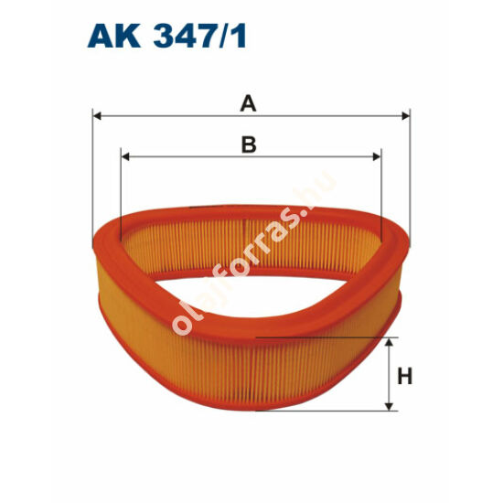 AK347/1 Filtron levegőszűrő