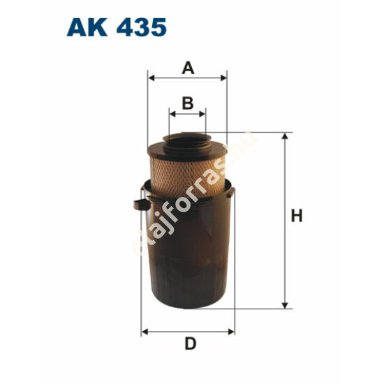 AK435 Filtron levegőszűrő