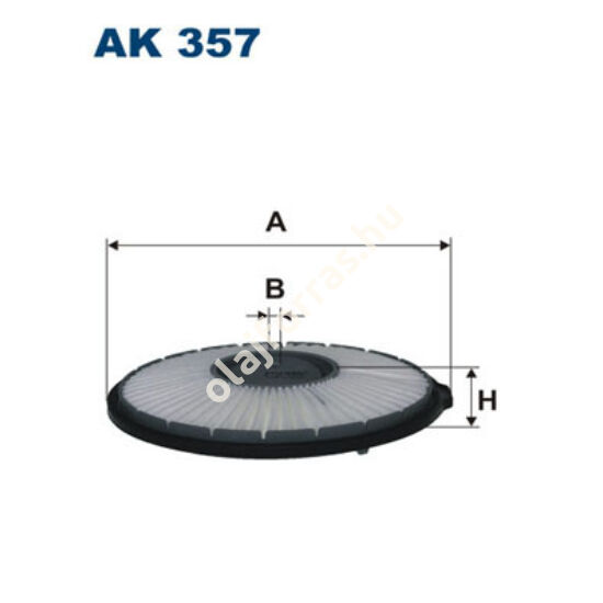 AK357 Filtron levegőszűrő
