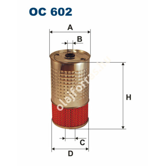 OC602 Filron olajszűrő