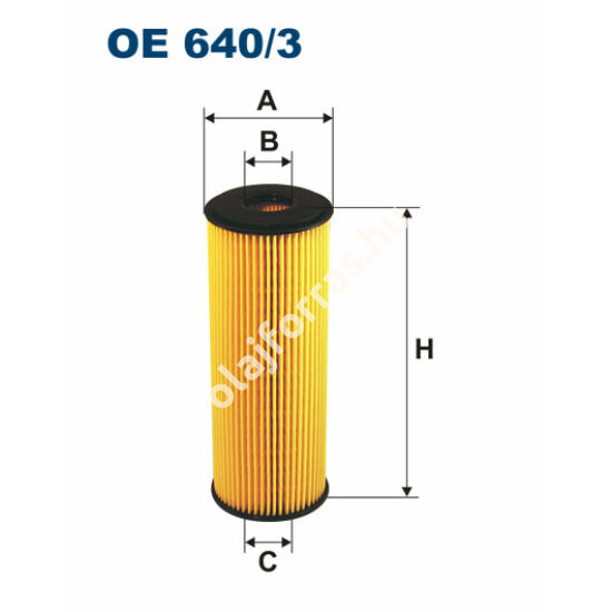 OE640/3 Filron olajszűrő