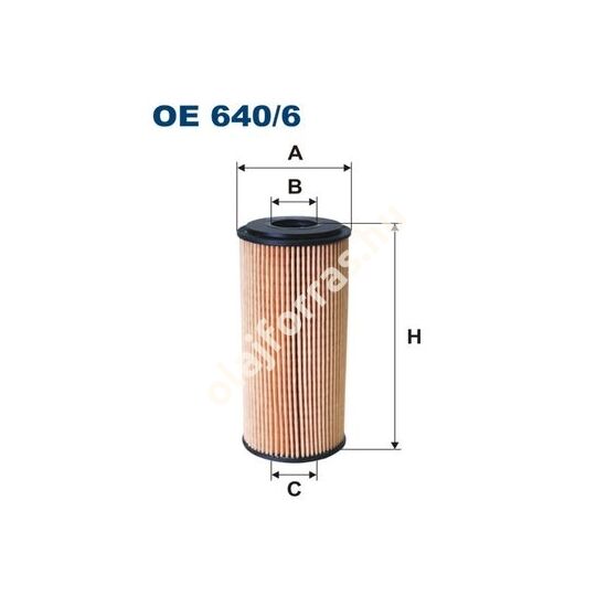 OE640/6 Filron olajszűrő