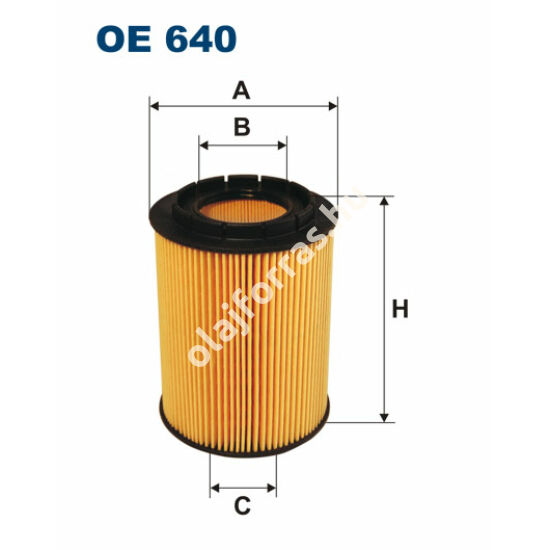 OE640 Filron olajszűrő