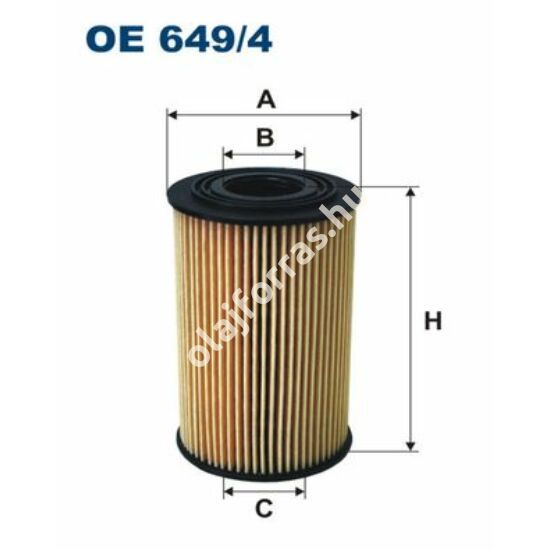 OE649/4 Filron olajszűrő