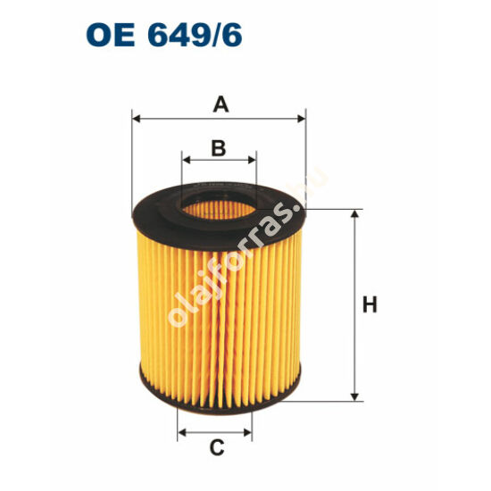 OE649/6 Filron olajszűrő