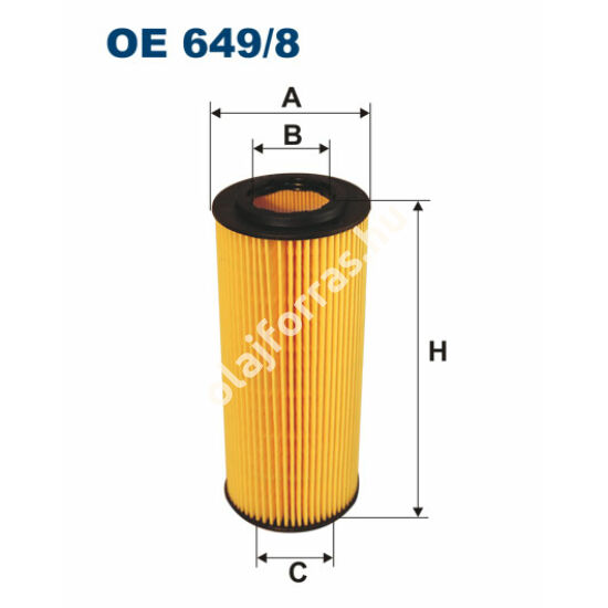 OE649/8 Filron olajszűrő
