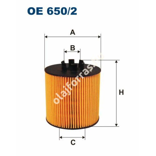 OE650/2 Filron olajszűrő