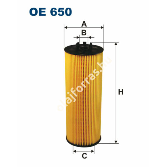 OE650 Filron olajszűrő