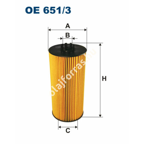 OE651/3 Filron olajszűrő