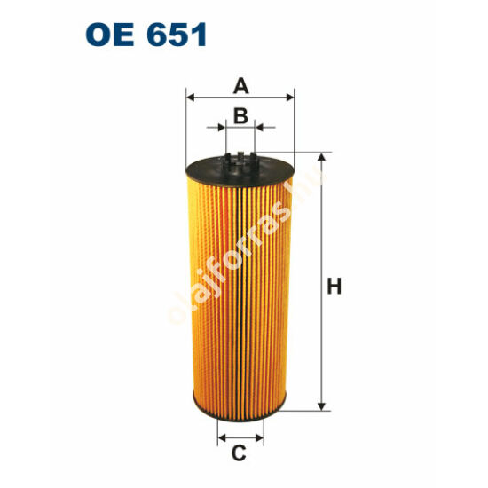 OE651 Filron olajszűrő