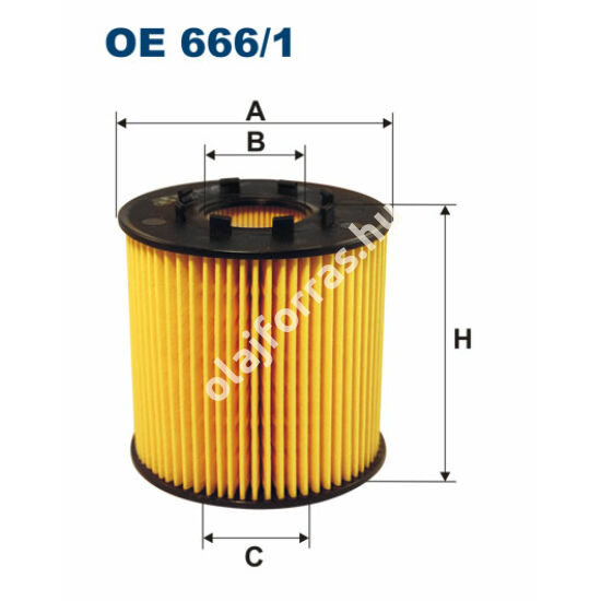 OE666/1 Filron olajszűrő