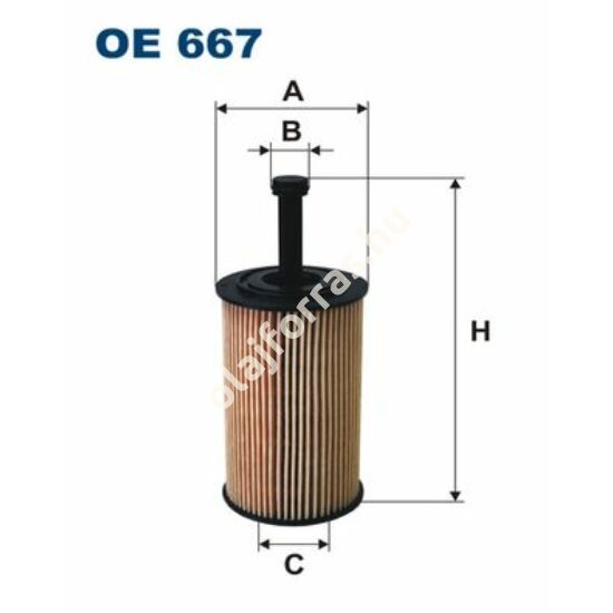 OE667 Filron olajszűrő