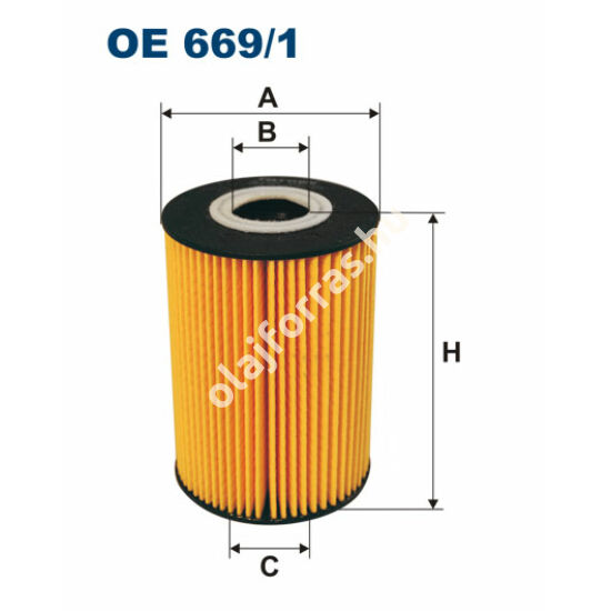 OE669/1 Filron olajszűrő