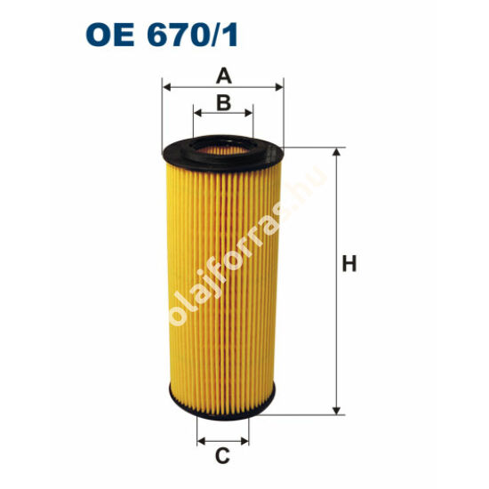 OE670/1 Filron olajszűrő