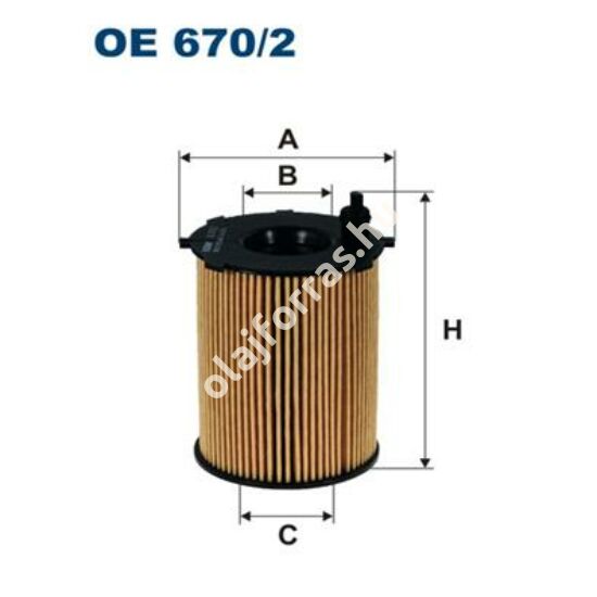 OE670/2 Filron olajszűrő