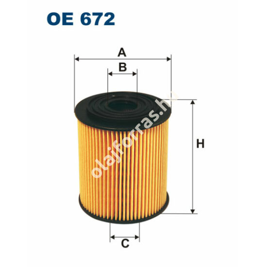 OE672 Filron olajszűrő