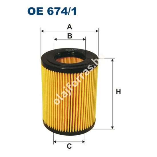 OE674/1 Filron olajszűrő