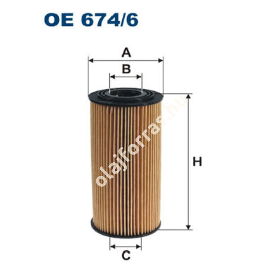 OE674/6 Filron olajszűrő