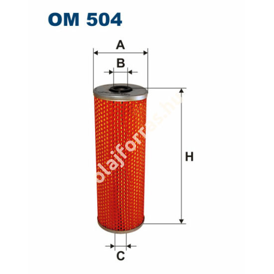 OM504 Filron olajszűrő
