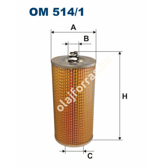 OM514/1 Filron olajszűrő