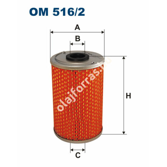 OM516/2 Filron olajszűrő