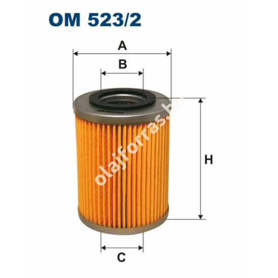 OM523/2 Filron olajszűrő