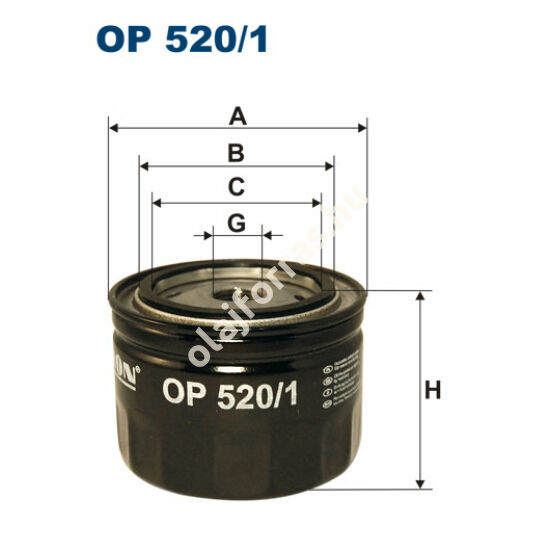 OP520/1 Filron olajszűrő