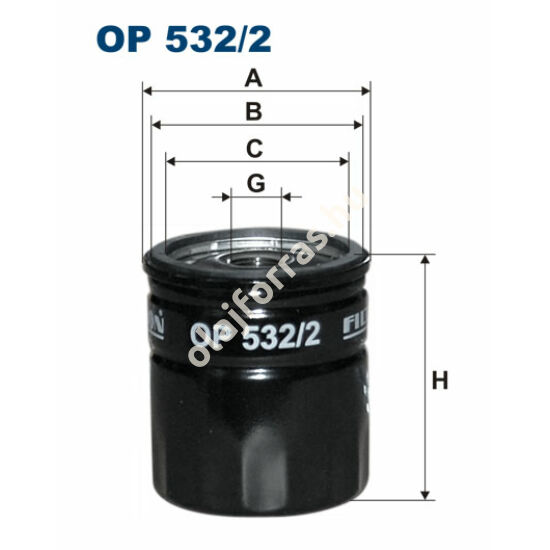 OP532/2 Filron olajszűrő