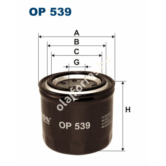 OP539 Filron olajszűrő