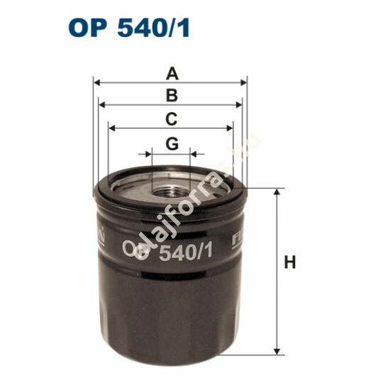 OP540/1 Filron olajszűrő