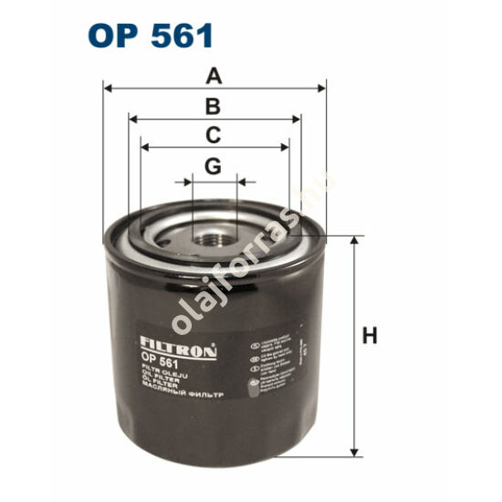OP561 Filron olajszűrő