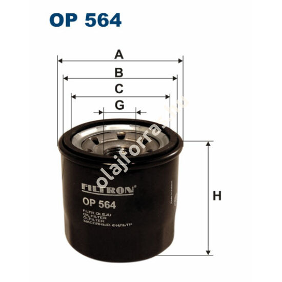 OP564 Filron olajszűrő