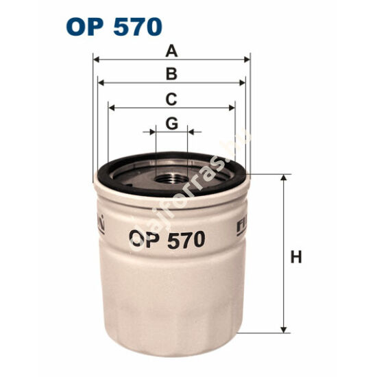 OP570 Filron olajszűrő