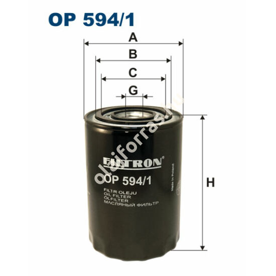 OP594/1 Filron olajszűrő