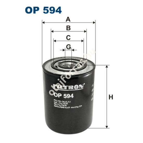 OP594 Filron olajszűrő