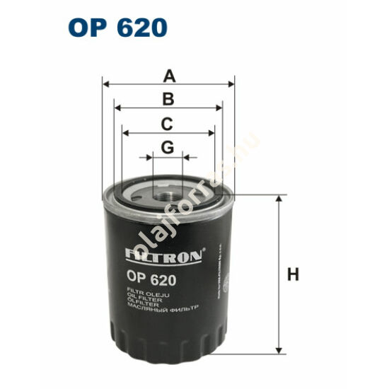 OP620 Filron olajszűrő