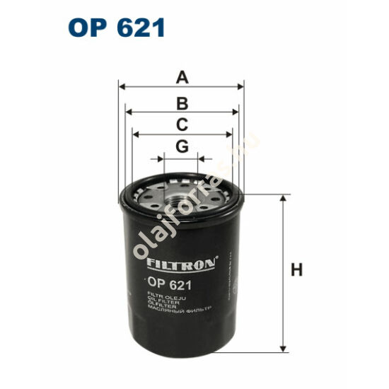 OP621 Filron olajszűrő