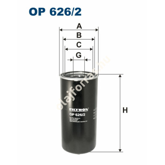 OP626/2 Filron olajszűrő