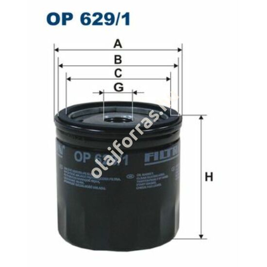 OP629/1 Filron olajszűrő