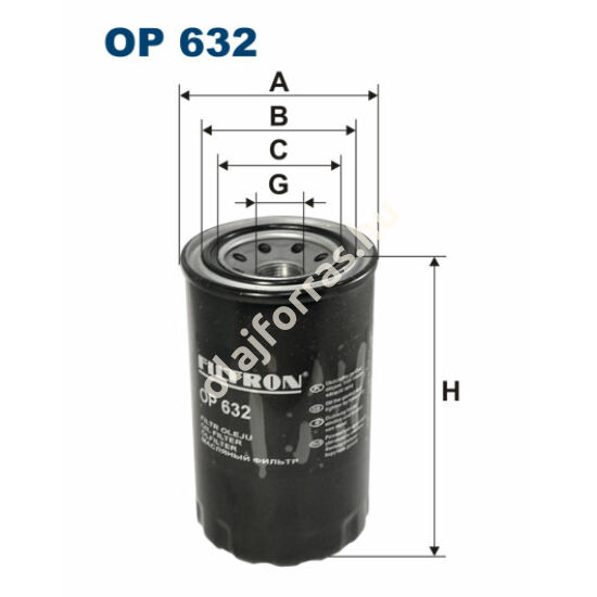 OP632 Filron olajszűrő