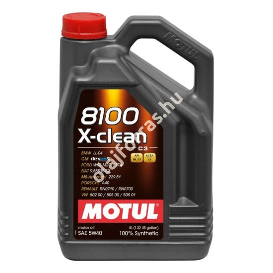 Motul 8100 X-clean 5W-40 5L
