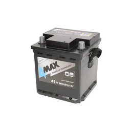 4MAX BAT41R - 41Ah 360A J+ 4MAX BAT41R - 41Ah 360A J+