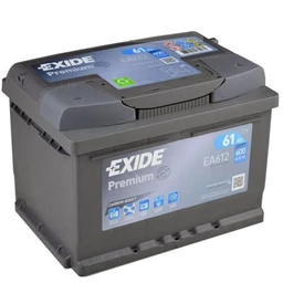 Exide Premium EA612 61Ah jobb+