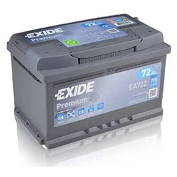 Exide Premium EA722 72Ah jobb+