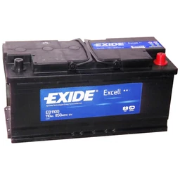 Exide Excell EB1100 110Ah jobb+ Exide Excell EB1100 110Ah jobb+