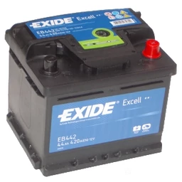 Exide Excell EB442 44Ah jobb+